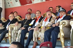 حضور رئيس جامعة الانبار احتفال قيادة الشرطة بعيدهم الأغر