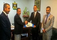  The signing of the first joint cooperation agreement between the Centre for strategic studies at the University of Anbar, two rivers Center for strategic studies