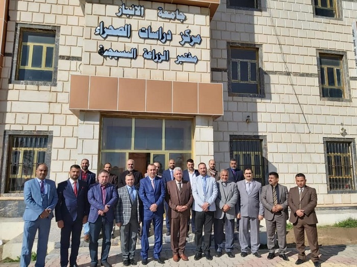 A visit from the director of the Anbar Agriculture Directorate
