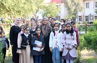 استضافت كليتنا طلبة مدرسة الإمام العادل الإبتدائية للبنات 