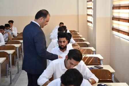 starting final exams for undergraduate students of the College of Engineering - the University of Anbar for the academic year 2021/2022.