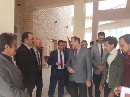  The Dean of the Faculty of Engineering receives the President of the University and reviews the course of work and qualification therein