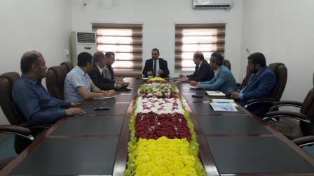 Dean of the Faculty of Engineering meets the preparatory committee for the engineering axes participating in the Third Scientific Conference of Computerization