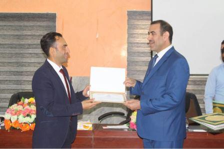 The President of Anbar University honors graduates and graduates