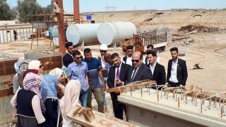 Field scientific visit to students of the Department of Civil Engineering