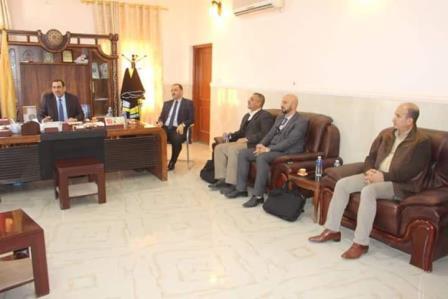 The President of Anbar University presides over the meeting of the Faculty of Engineering and meets a number of students of the Civil Engineering Department
