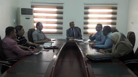 Dean of the Faculty of Engineering chairs the meeting of the editorial board of the Iraqi Journal of Civil Engineering