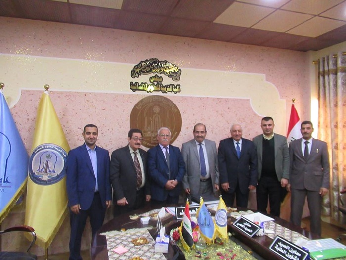 اجتماع لجنة صلاحية التدريس للتخصصات الإنسانية في جامعة الانبار