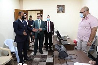 Visit of the President of Anbar University, the Center for Continuing Education