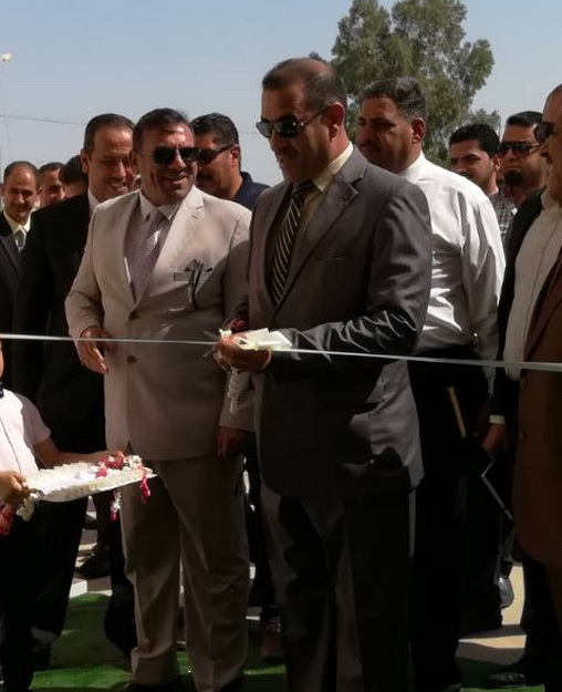 Anbar university president inaugurates the newly rehabilitated buildings of the college of Science in Ramadi site of the university