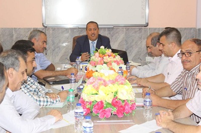 اجتماع اللجنة العلمية للمؤتمر الدولي الاول لجامعة الانبار