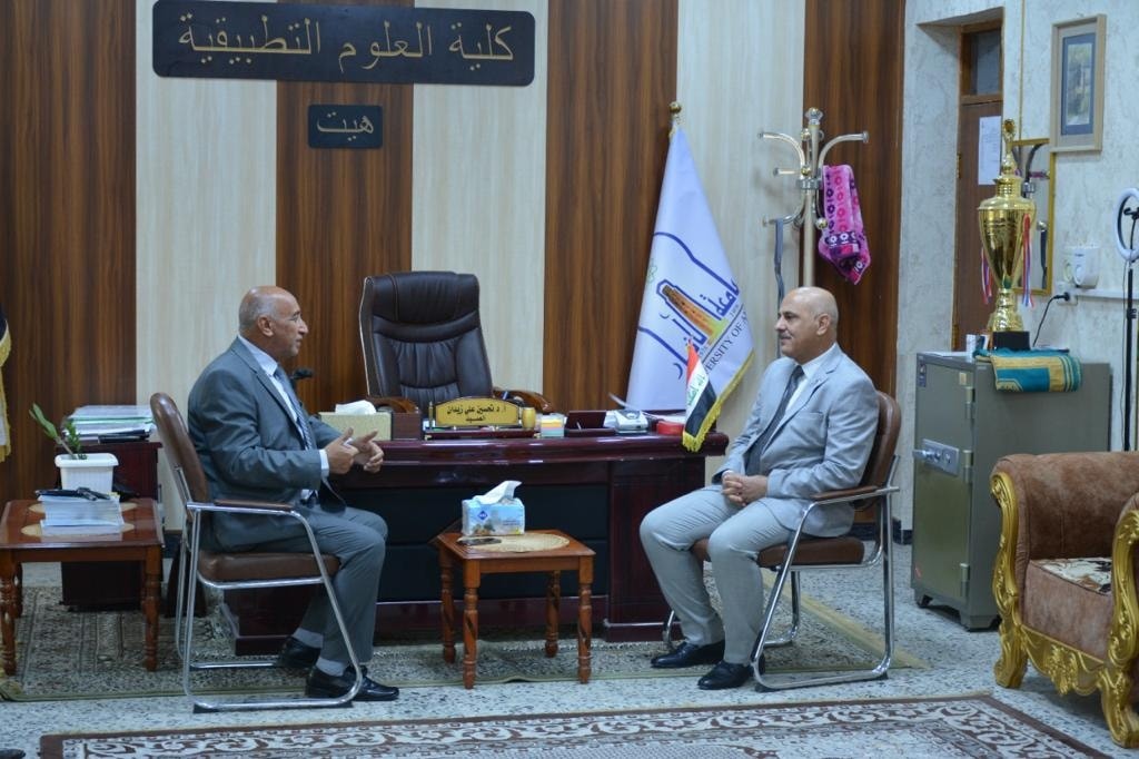 The visit of the Assistant President of the University for Scientific Affairs, Professor Dr. Muthanna Muhammad Awad