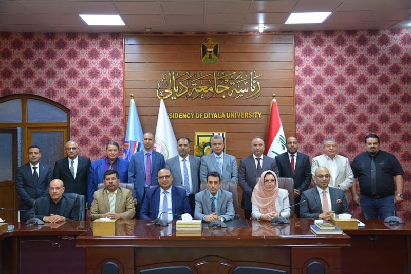 The Dean of the College, Professor Dr. Mazhar Abdul Ali, attends the meeting of the Deans’ Committee of the Faculties of Basic Education in Iraqi Universities