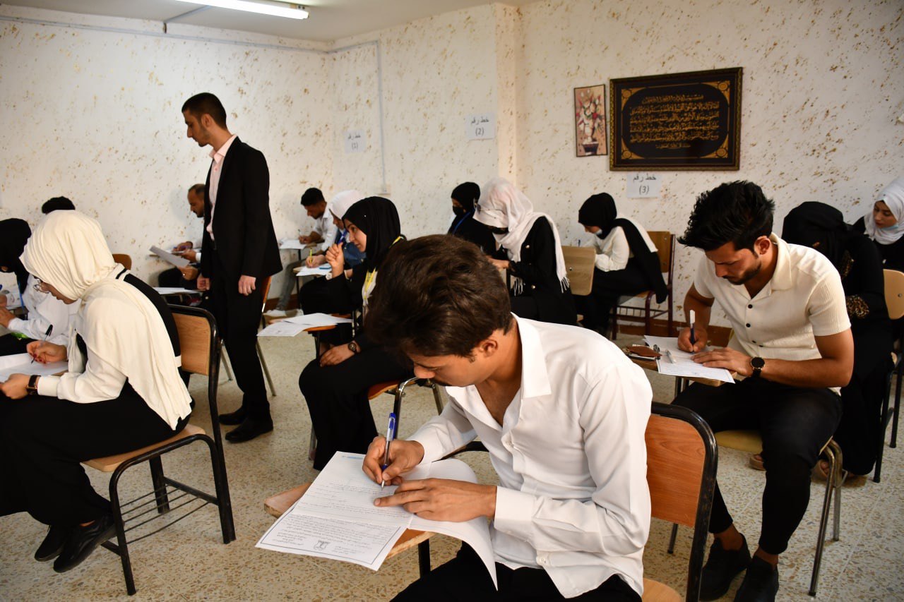 The exams for the second semester were launched in the College of Basic Education / Haditha for the academic year 2021-2022