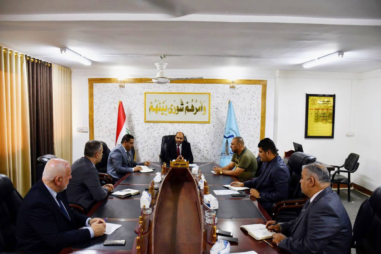 The Council of the College of Basic Education / Haditha holds its eighth session for the academic year 2021-2022.