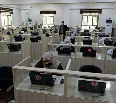 الاختبارات الالكترونية في جامعة الانبار