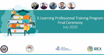 E-learning professional training program