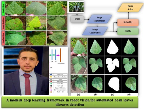 A modern deep learning framework in robot vision for automated bean leaves diseases detection