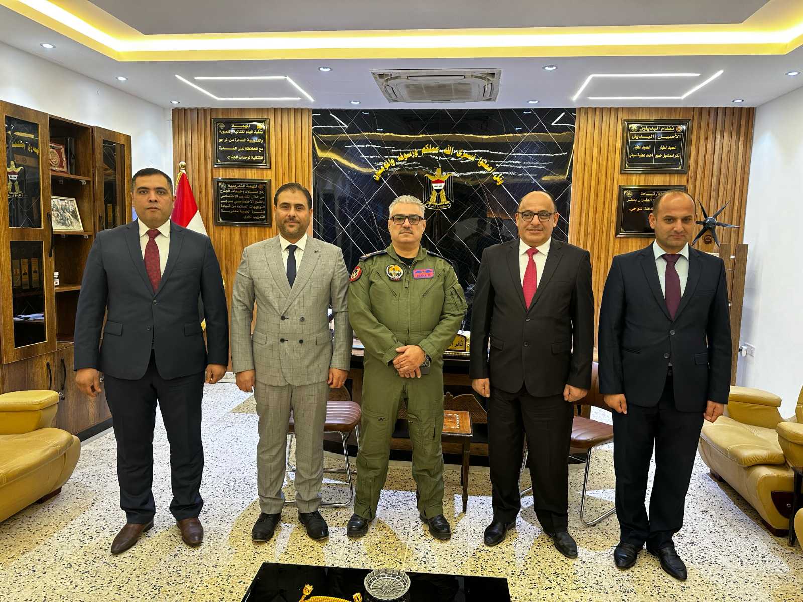 A team from the center visited the Iraqi Air Force Command