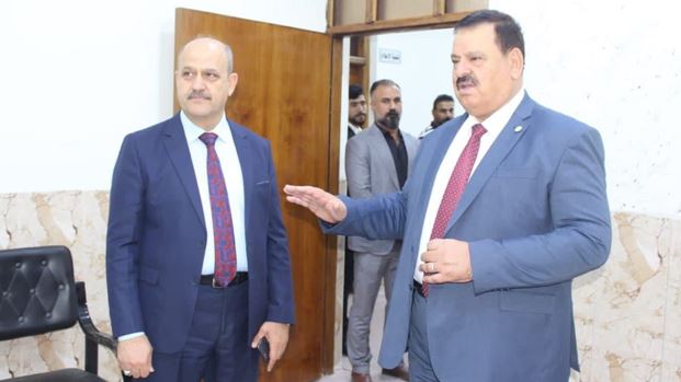 The honorable President of the University of Fallujah visits our College 