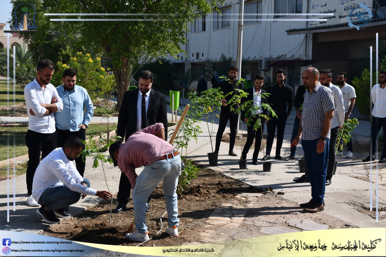 olunteer campaign to plant some seedlings in the college gardens,