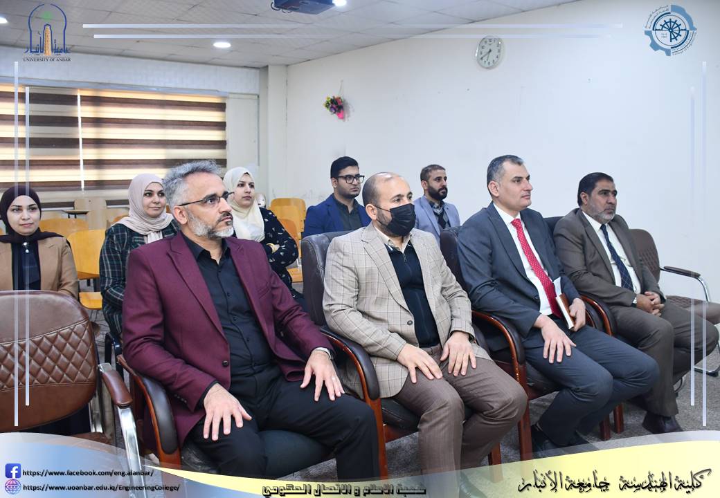  A workshop entitled “Predictive Maintenance: Techniques and Applications” held by the Mechanical Engineering Department - College of Engineering - Anbar University