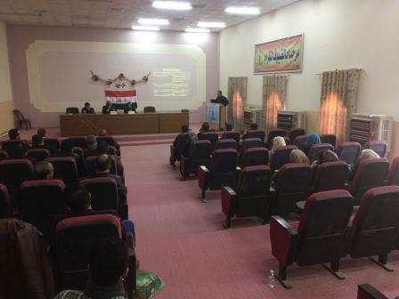 Seminar by Presence the President of University of Anbar