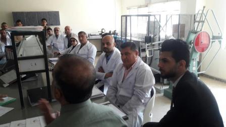 The Ministerial Committee for Quality Assessment of Laboratories visits the Faculty of Engineering