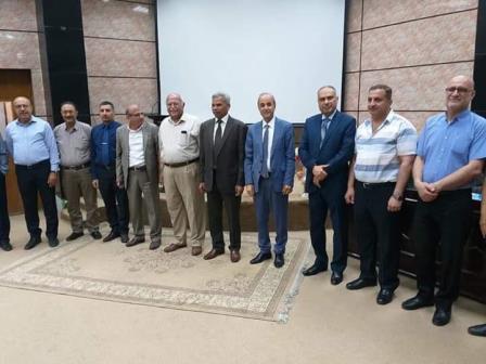 الدكتور أحمد الشمري يحضر إجتماع رؤساء أقسام الهندسة الكهربائية
