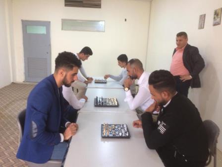 أنطلاق بطولة كأس السيد عميد كلية الهندسة بلعبة الشطرنج لفئة الطلبة والطالبات