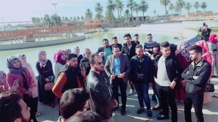   A scientific field visit to the students of the fourth stage of the civil engineering department to the project water gray large