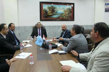 The President of Anbar University meets with the Scientific Committee in the Department of Dams and Water Resources Engineering