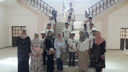 A scientific visit to the students of the Zine El Abidine National School to the Faculty of Engineering