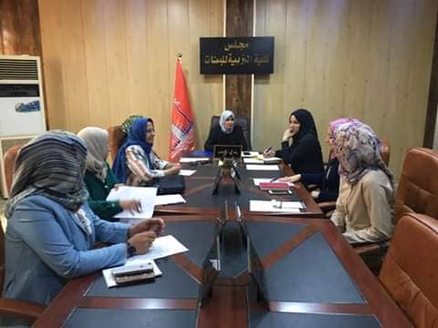 اجتماع لجنة شؤون المرأة الاول في جامعة الانبار