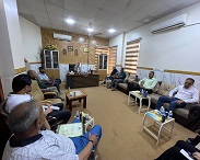 لقاء الامين العام للمكتبة المركزية بنخبة من امناء المكتبات الفرعية في جامعة الانبار 