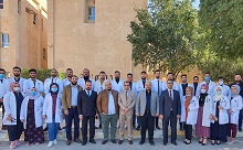 إجراء امتحانات المرحلة السادسة في فرعي الطب الباطني والجراحة في كلية الطب جامعة الانبار