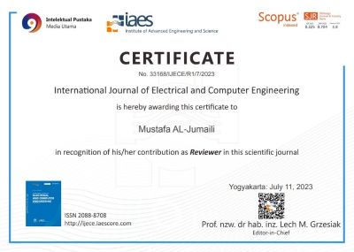 Review an article in a scientific journal within Scopus containers Q2