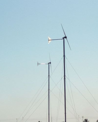Wind turbines installation