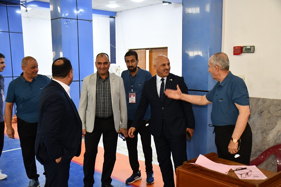 The launch of tests for new students at the College of Physical Education and Sports Sciences -  University of Anbar