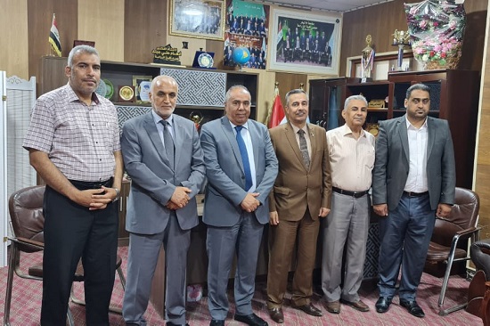 Meeting to discuss ways of scientific and research cooperation between the College of Agriculture and the Upper Euphrates Basin Development Center (UEBDC) 