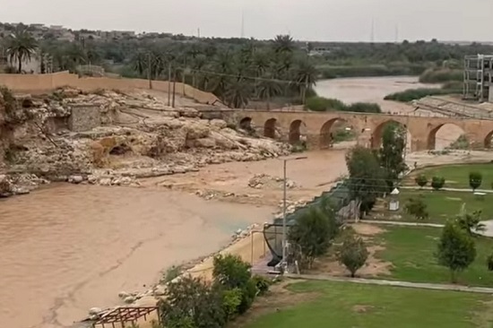 Depths of rainfall and floods recorded in some valleys of the western region