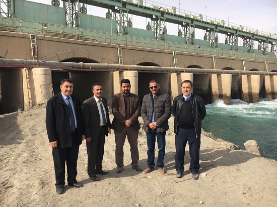 Hydroelectric power generation from Ramadi's dam