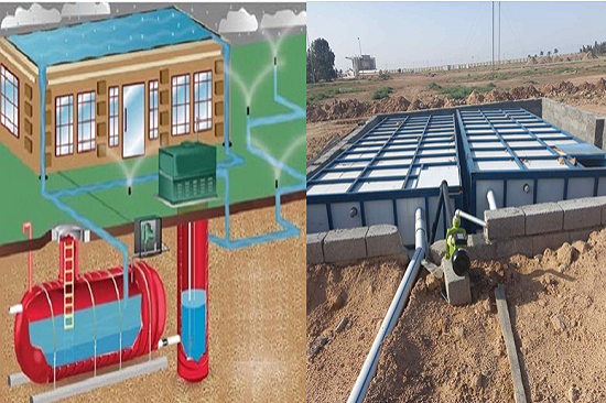 The rainwater harvesting system in the UEBDC succeeds in storing a quantity of rain