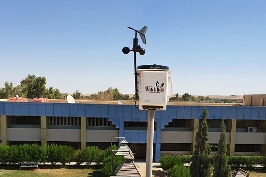 Very important for researchers and postgraduate students installing and operating a meteorological system at the terminal station in Haditha