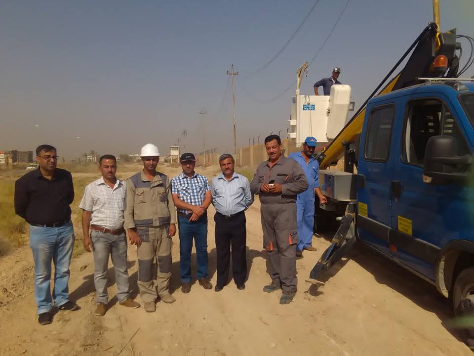 Directorates of Electricity and Water Carry out Maintenance Compaign inside the Main Location of University in Ramadi
