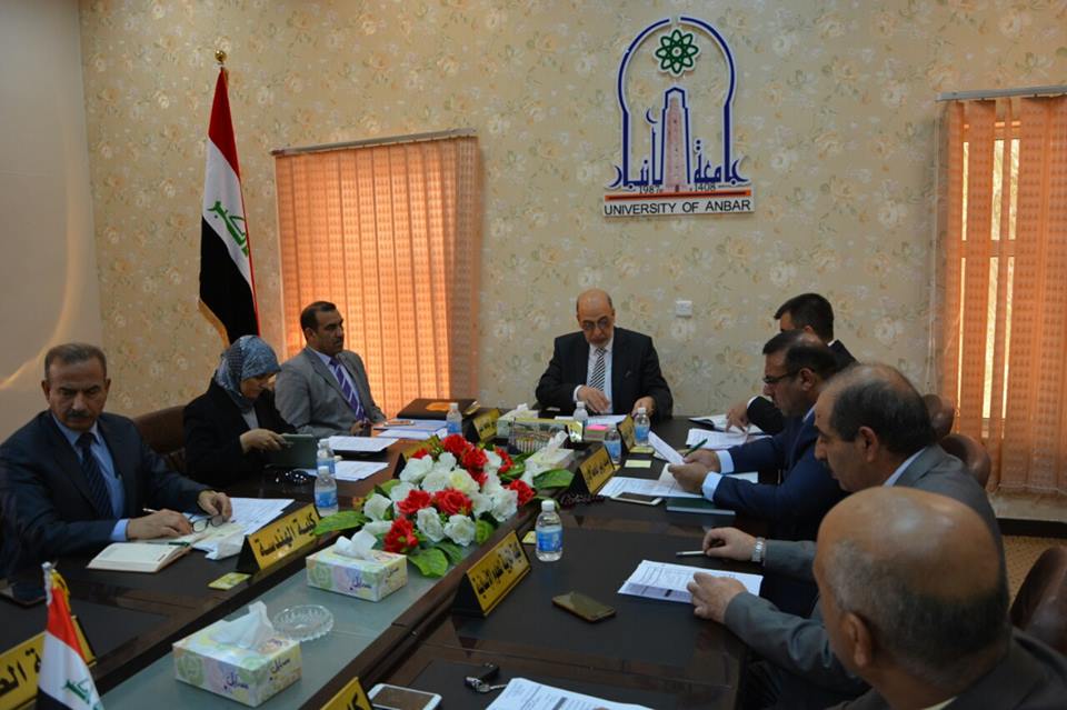 Head of Anbar University Council Argues to Develop the University Scientifically  