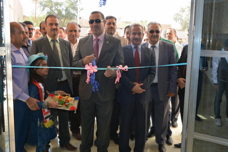 Anbar University President Inaugurates the Rehabilitated Building of the College of Engineering Deanery
