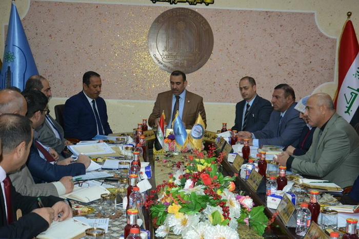Council of Anbar University Holds its Third session for the Academic Year (2017-2018)