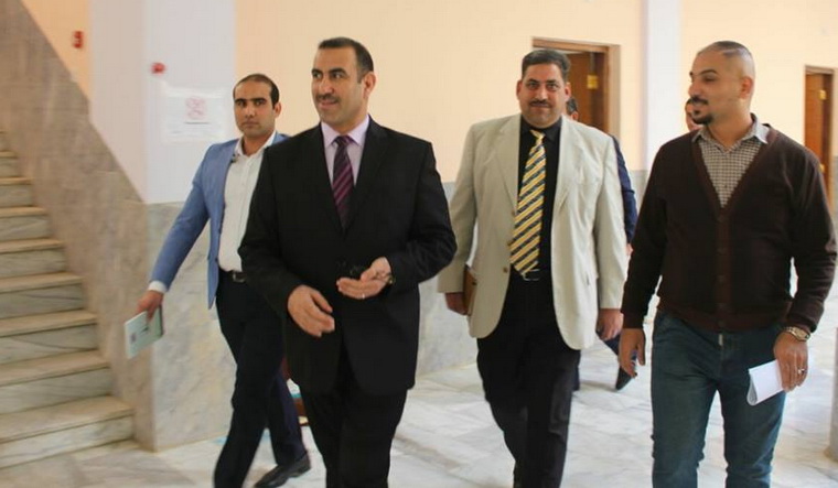 University President on an Inspection Tour to the Headquarter Departments and Scientific and Research Centres