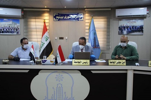 جامعة الانبار أول جامعة عراقية تتمكن من إنهاء كافة متطلبات العام الدراسي الحالي 2019_2020، بنجاح منقطع النظير